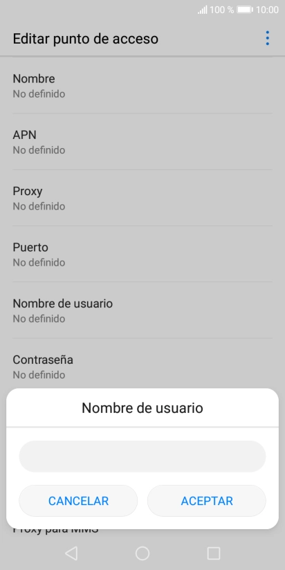 Introduce wap@wap y pulsa ACEPTAR.