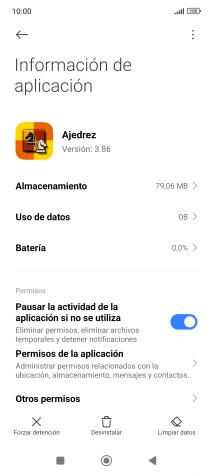 Pulsa Limpiar datos.