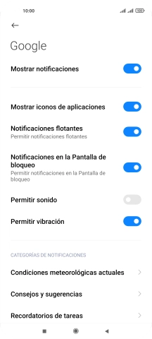 Pulsa el indicador junto a 