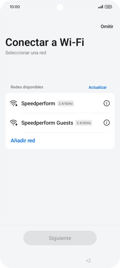 Pulsa la red wifi deseada.