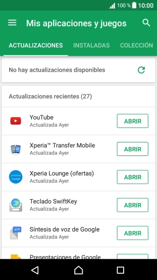 Pulsa INSTALADAS.