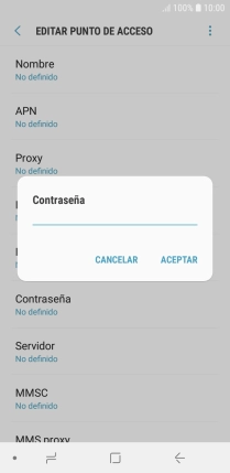 Introduce wap125 y pulsa ACEPTAR.