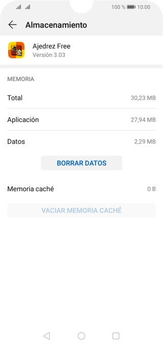 Pulsa la tecla de inicio para terminar y regresar a la pantalla de inicio.