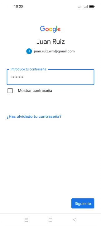 Pulsa Siguiente.