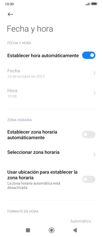 Pulsa el indicador junto a 