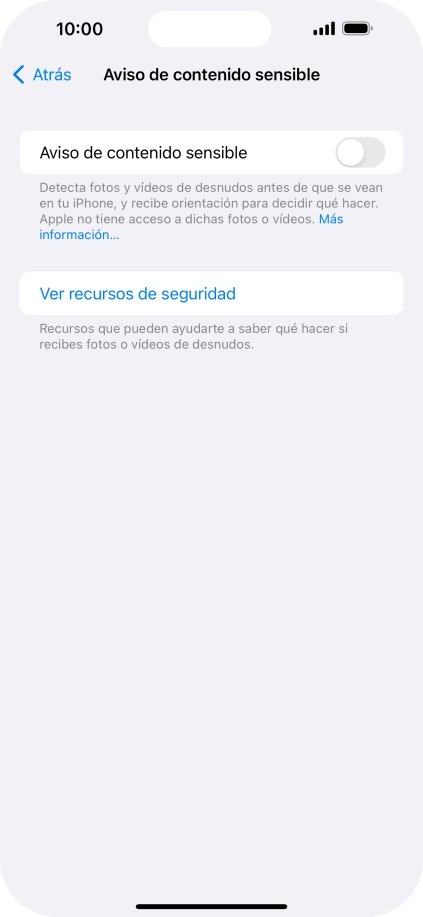 Pulsa el indicador junto a 