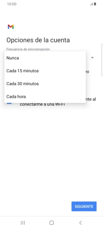 Pulsa el ajuste deseado.