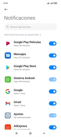 Pulsa la app deseada.