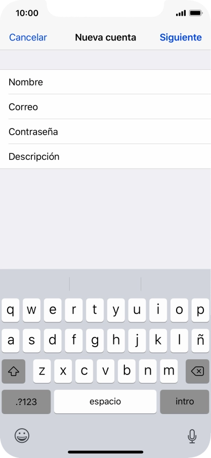 Pulsa Siguiente.