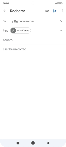 Pulsa Asunto e introduce el asunto deseado.