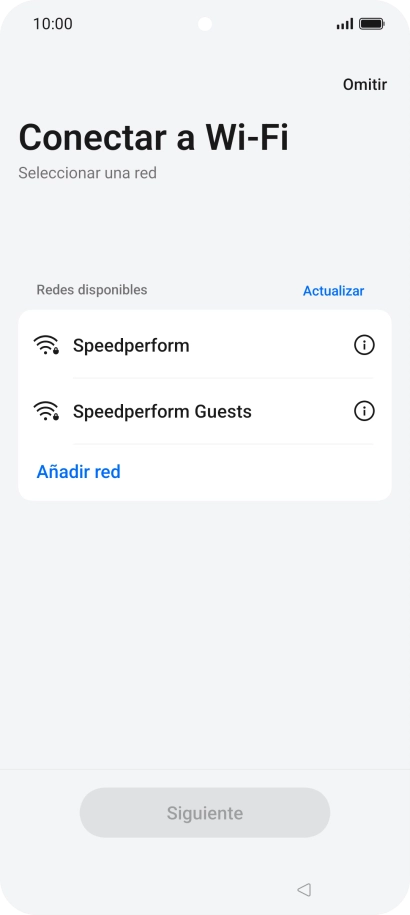 Pulsa la red wifi deseada.