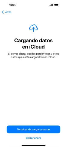 Pulsa el ajuste deseado.