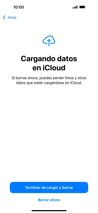 Pulsa el ajuste deseado.