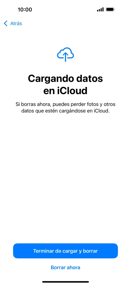 Pulsa el ajuste deseado.