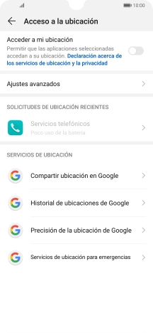 Pulsa el indicador junto a 