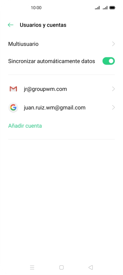Pulsa la tecla de inicio para terminar y regresar a la pantalla de inicio.