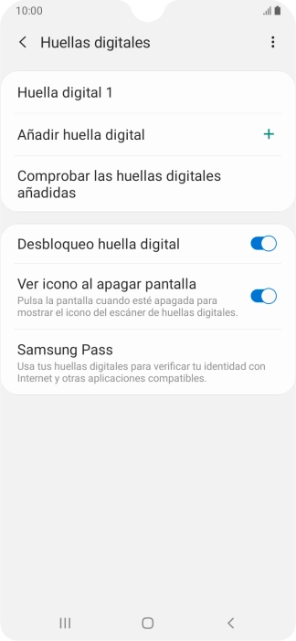 Pulsa dos veces la tecla de retroceso.