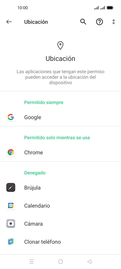 Pulsa la app deseada.
