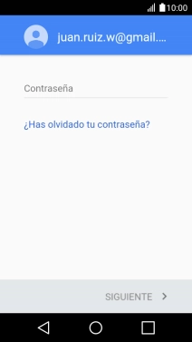 Pulsa Contraseña e introduce la contraseña de tu cuenta de Google.