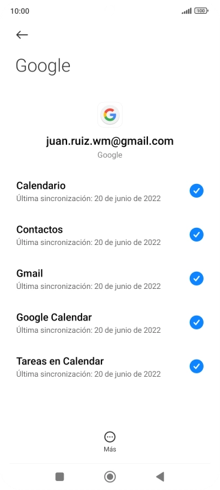 Pulsa la tecla de inicio para terminar y regresar a la pantalla de inicio.