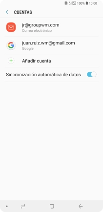 Pulsa el indicador junto a 