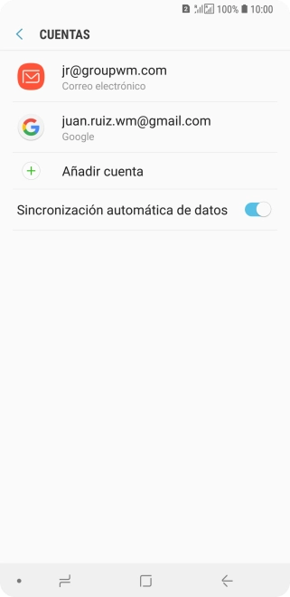 Pulsa el indicador junto a 