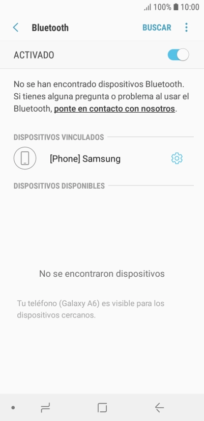 Pulsa la tecla de inicio para terminar y regresar a la pantalla de inicio.