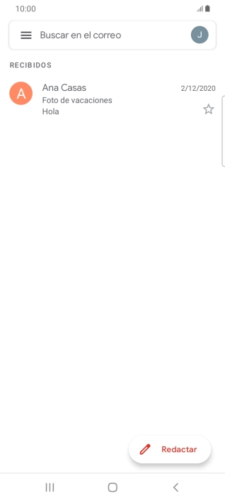 Pulsa el icono de perfil.