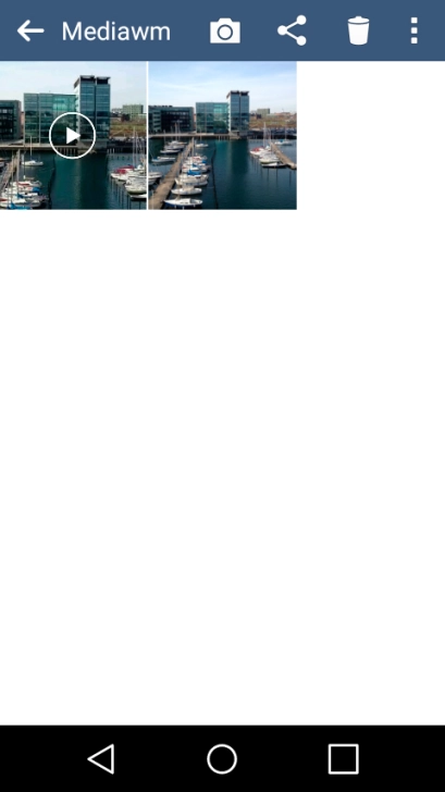 Mantén pulsado el archivo deseado hasta que aparezca un menú emergente en la pantalla.