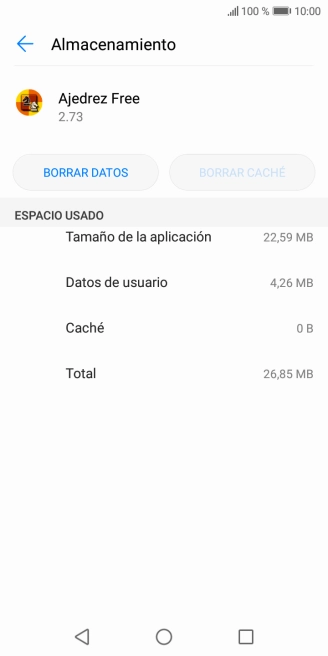 Pulsa la tecla de inicio para terminar y regresar a la pantalla de inicio.