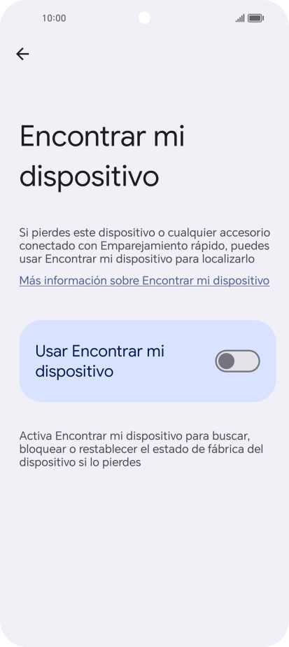 Pulsa el indicador junto a 