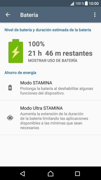 Pulsa el ajuste deseado.