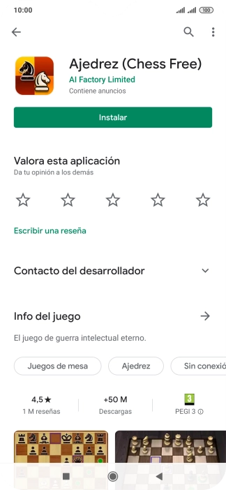 Pulsa la tecla de inicio para terminar y regresar a la pantalla de inicio.