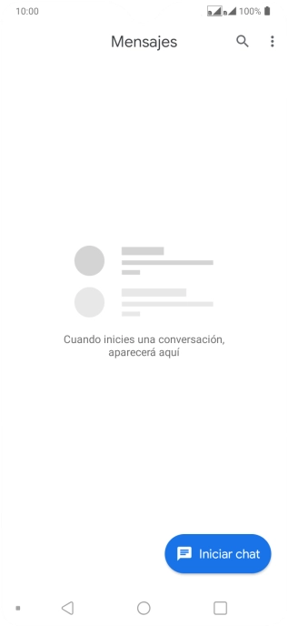 Pulsa Iniciar chat.