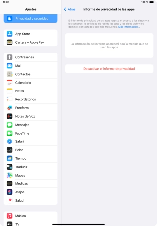 Desliza el dedo hacia arriba desde la parte inferior de la pantalla para terminar y volver a la pantalla de inicio.