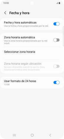 Pulsa el indicador junto a 