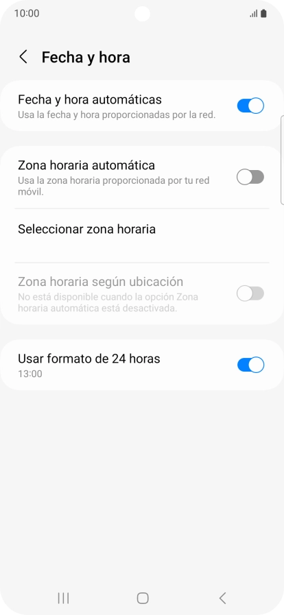 Pulsa el indicador junto a 