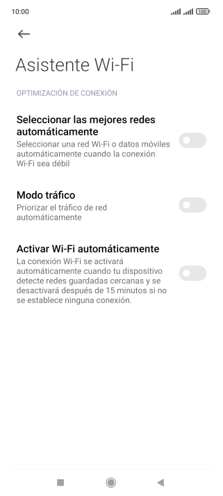 Pulsa el indicador junto a 