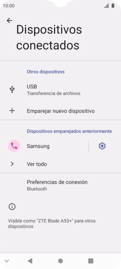 Pulsa la tecla de inicio para terminar y regresar a la pantalla de inicio.