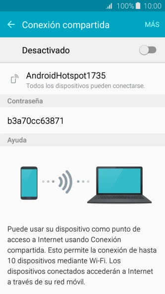 Pulsa MÁS.