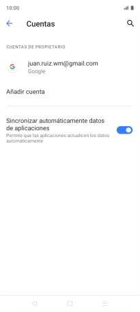 Pulsa Añadir cuenta.