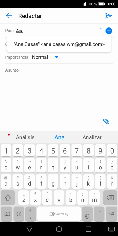 Pulsa el contacto deseado.