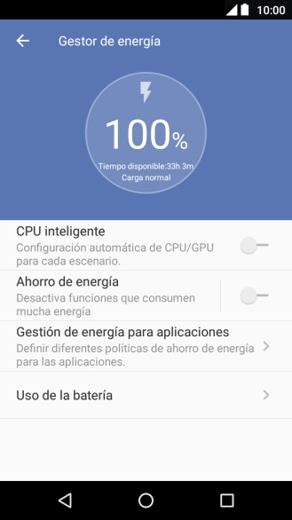 Pulsa el indicador junto al ajuste deseado para activar la función.