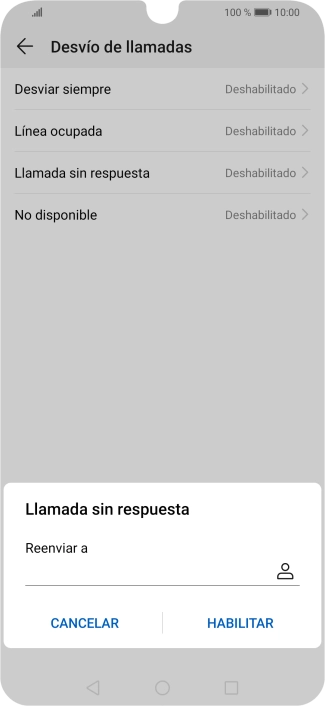 Introduce +34600132000 y pulsa HABILITAR.