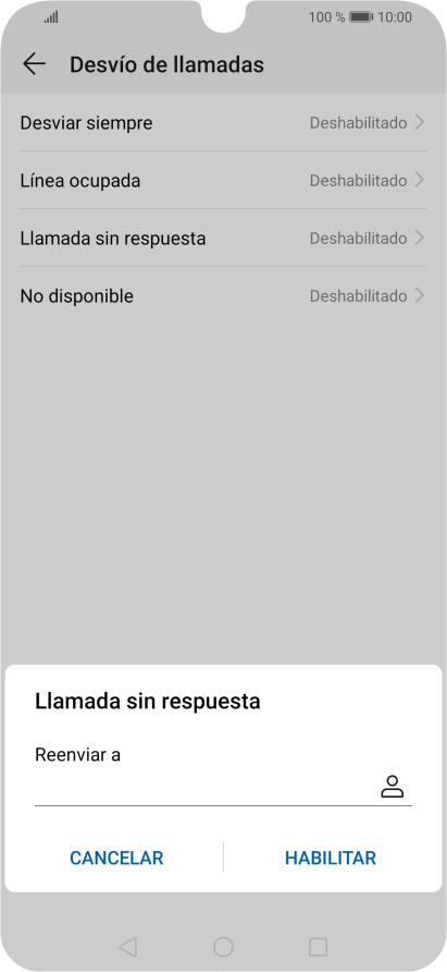 Introduce +34600132000 y pulsa HABILITAR.