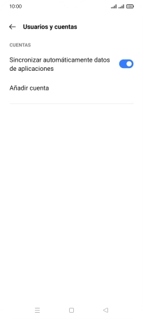 Pulsa Añadir cuenta.