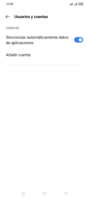 Pulsa Añadir cuenta.