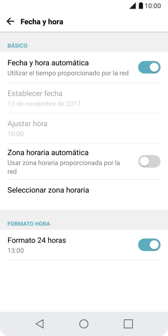 Pulsa el indicador junto a 