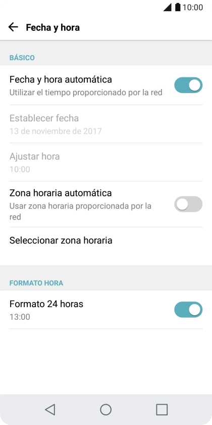 Pulsa el indicador junto a 