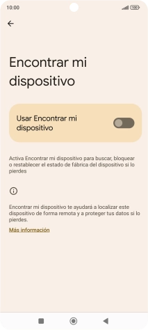 Pulsa el indicador junto a 